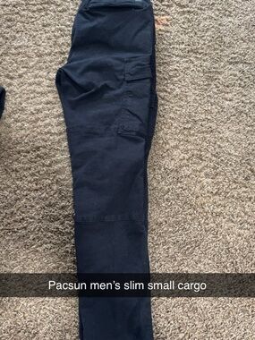 PacSun Men's Slim Cargo Pants - Black